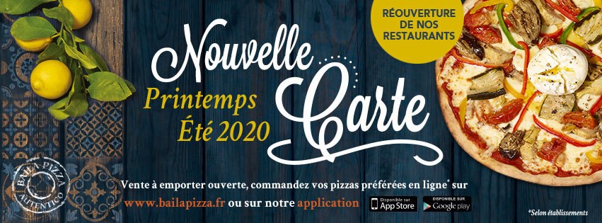 Nouvelle carte printemps-été 2020