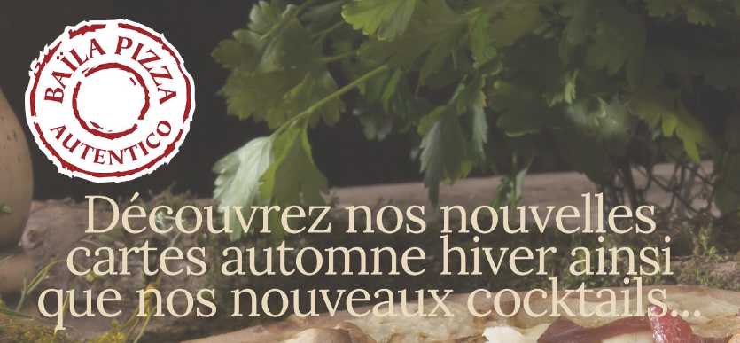 Venez découvrir notre nouvelle carte !