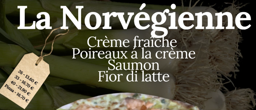 Pizza du mois de janvier : La Norvégienne